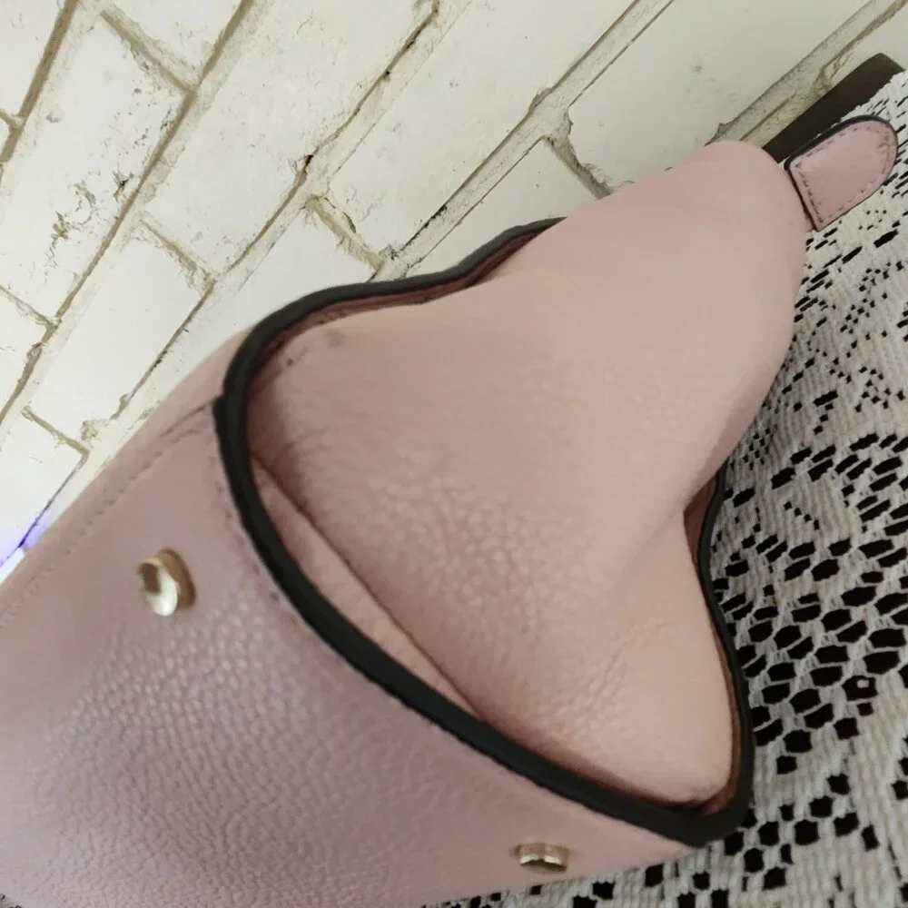 Euc Kate Spade NY Cedar Street Medium Pink Leather Shoulder Bag Purse
